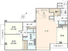 【東京都/港区南青山】トーカンマンション南青山 間取り図