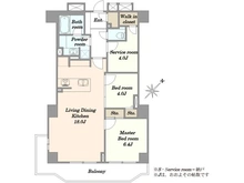 【東京都/目黒区青葉台】パルテール目黒青葉台 間取り図