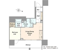 【東京都/渋谷区神泉町】ピアース渋谷WEST 間取り図