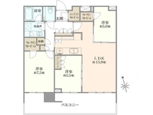 【東京都/中央区晴海】HARUMI　FLAG　PARK　VILLEGE　T棟 間取り図