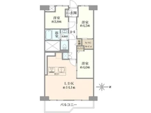 【東京都/練馬区貫井】 富士見台マンション 間取り図