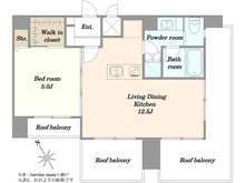 【東京都/渋谷区円山町】ライオンズマンション渋谷 間取り図