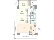 【東京都/世田谷区桜丘】シティハウス世田谷桜丘 間取り図