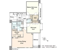 【東京都/渋谷区南平台町】フェアロージュ南平台 間取り図