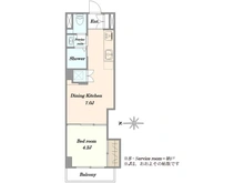 【東京都/新宿区北新宿】マンションVIP 柏木 間取り図