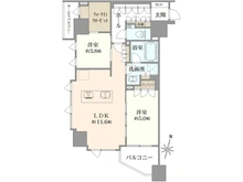【東京都/千代田区岩本町】ガレリアドゥエル神田岩本町 間取り図
