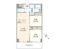 【東京都/渋谷区笹塚】シャトレー笹塚 間取り図