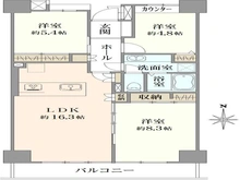 【神奈川県/厚木市厚木町】リバーツイン厚木 間取り図
