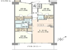 【東京都/町田市小山ヶ丘】ソルグランデメイツ多摩境オレンジコート 間取り図