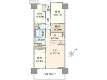 【神奈川県/座間市相模が丘】リビオタワー小田急相模原レジデンス 間取り図