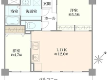 【神奈川県/座間市ひばりが丘】レゾン南林間 間取り図