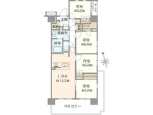 【神奈川県/相模原市緑区西橋本】オハナ橋本 間取り図