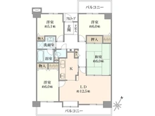 【神奈川県/座間市相模が丘】コスモ相模原スカイエッセ 間取り図