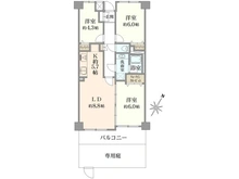 【神奈川県/相模原市中央区田名】ロイヤルステージ相模原番田 間取り図
