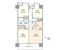 【神奈川県/相模原市緑区西橋本】ライオンズガーデン京王橋本 間取り図