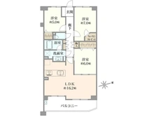 【神奈川県/相模原市南区上鶴間】フォルスコート東林間 間取り図