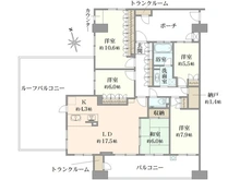 【神奈川県/座間市広野台】リビオシティ・ウイングフィールド 間取り図