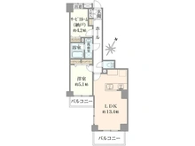 【神奈川県/相模原市南区古淵】日神パレステージ古淵 間取り図