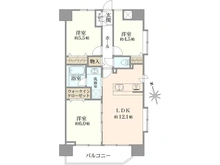 【神奈川県/大和市桜森】レゾンロイヤル相模大塚 間取り図