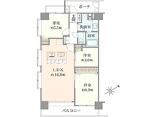 【神奈川県/厚木市中町】東急ドエル・アルス本厚木パークフロント 間取り図