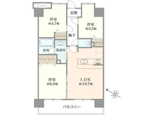 【神奈川県/相模原市緑区西橋本】ライオンズガーデン京王橋本 間取り図