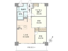 【東京都/町田市中町】ダイアパレス町田中町 間取り図