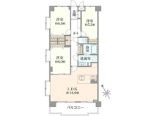 【東京都/町田市三輪町】朝日マンション鶴川台 間取り図