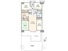 【神奈川県/大和市西鶴間】ライオンズマンション南林間ガーデンシティ 間取り図
