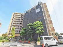 【神奈川県/大和市下鶴間】ライオンズマンション中央林間第7 外観:大規模修繕工事中(2025年10月完了予定)