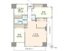 【神奈川県/厚木市中町】エクラン本厚木 間取り図