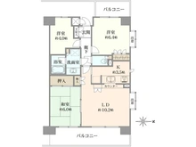 【神奈川県/座間市入谷西】相武台西パーク・ホームズ 間取り図