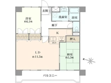 【神奈川県/大和市深見台】ユニオンガーデン大和 間取り図