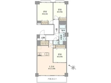 【神奈川県/相模原市南区上鶴間】ルネ東林間 C棟 間取り図