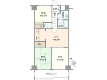 【神奈川県/相模原市中央区相模原】ドラゴンマンション相模原壱番館 間取り図