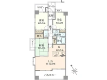 【神奈川県/相模原市中央区相模原】イトーピア相模原 ウィズサウスフォート 間取り図