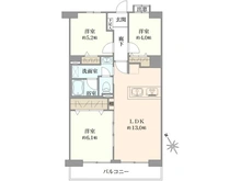 【神奈川県/相模原市中央区相模原】藤和相模原ハイタウン 間取り図