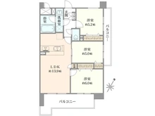 【神奈川県/大和市下鶴間】モアグランデ南林間 間取り図