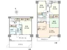 【神奈川県/厚木市戸室】モラーダ厚木プレステージ 間取り図