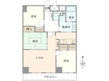【神奈川県/相模原市中央区淵野辺】ライオンズプラザ淵野辺 間取り図