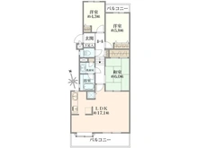 【神奈川県/横浜市港北区小机町】横浜・小机パークスクエア C棟 間取り図