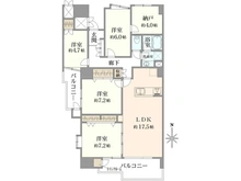 【神奈川県/横浜市旭区若葉台】若葉台団地 4-14号棟 間取り図