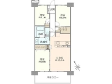 【神奈川県/相模原市緑区橋本台】ディアフォレスト橋本台 間取り図