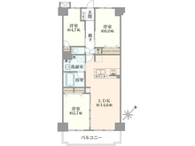 【神奈川県/相模原市南区上鶴間本町】メイツ相模大野 間取り図