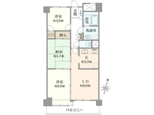 【神奈川県/大和市深見西】リリファ大和 間取り図