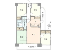 【神奈川県/厚木市妻田東】ダイアパレス本厚木リバーコート 間取り図