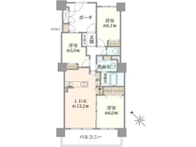 【神奈川県/相模原市緑区西橋本】オラリオンサイト三番館 間取り図