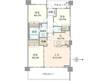 【神奈川県/相模原市中央区清新】レクセルガーデン相模原 間取り図