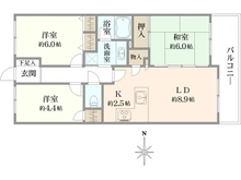 【神奈川県/厚木市岡田】ライツ本厚木 間取り図