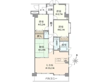 【神奈川県/大和市上草柳】オーベル大和 間取り図