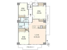 【神奈川県/相模原市中央区上溝】ルミナス相模原  間取り図